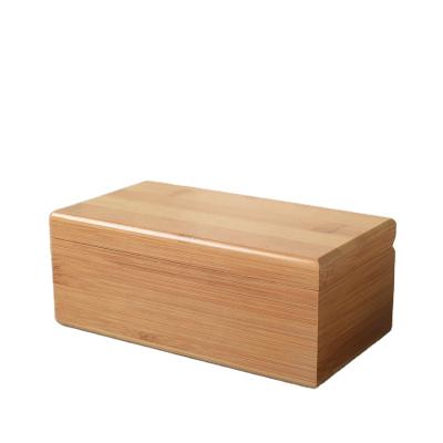 China Wholesale New Fancy Square Luxury Gift Wooden Box Ring Jewelry Packaging Wood Crafts Natural Material With Custom Logo for sale