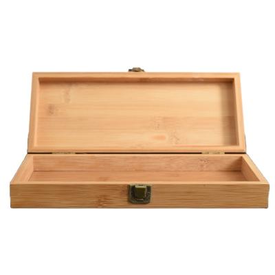 China Hot Sale Natural Material Gift Box Wood Gift Packing Wooden Box With Logo Luxury Wooden Box For Packaging for sale