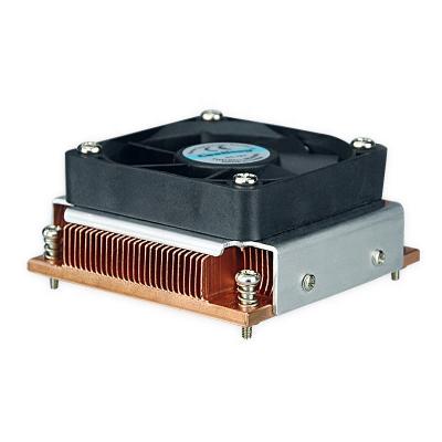 China PGA988 PM989 Processor Control Laptop CPU Cooler LED Industrial Cooling Copper Heatsink for sale