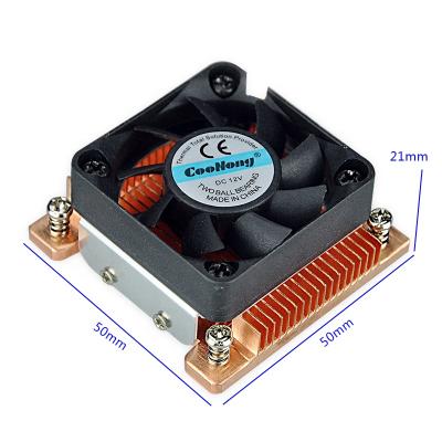 China BGA 478 Processor Small Chip Cooler Industrial Control Instrument LED Copper Film Cooling Heatsink for sale