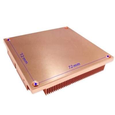 China Computer Case Factory New Customized Copper Material Heat Sink Skiving for sale