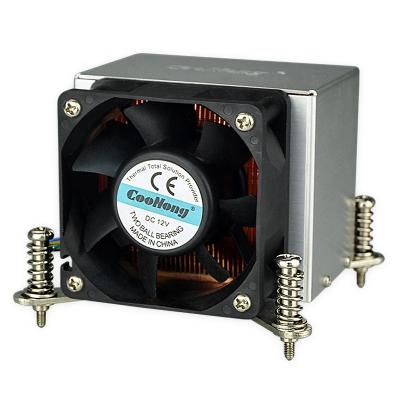 China Computer Case 1150 1151 1155 1156 Server CPU Cooler 2U Chassis Small Industrial Computer Heatsinks for sale