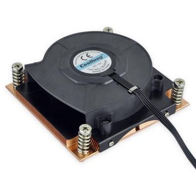 China High Quality Computer Case Copper And Aluminum LGA1150 / 1155 / 1156 80mm Fan Heatsink for sale