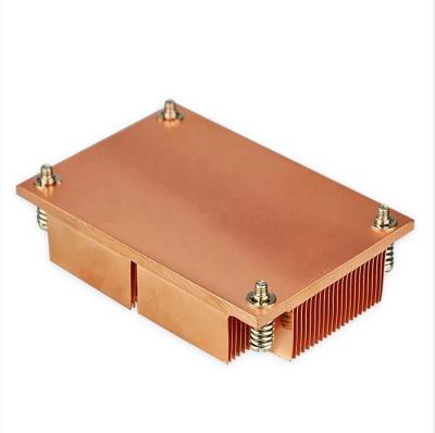 China 2011 Copper / Aluminum Cpu GPU Square Skiving Heatsink LGA for sale