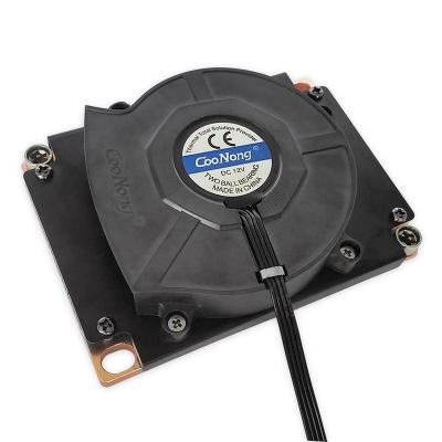 China High Quality Narrow Heatsink Copper 3647 1u Heatsink With Fan for sale