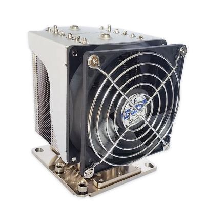 China Computer case 3647 heatpipes 4U 6 server cpu heatsink computer workstation cpu fan for sale