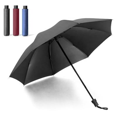 China American Style 2023 Advertising umbrella customized Manual open logo printing 3 Fold Umbrella for sale