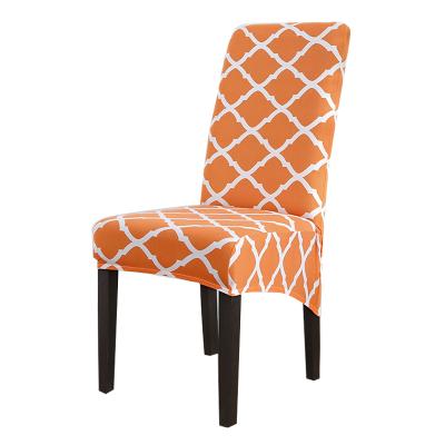 China Durable Custom Printed Large Elastic Chair Cover Home Dining Chair Cover Multifunctional Stretching for sale