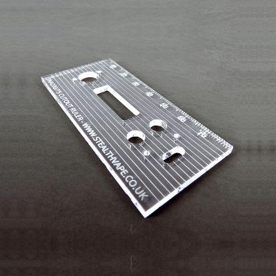 China Aluminum Perspex Accessories Promotion Tops Acrylic CNC Milling Plate for sale