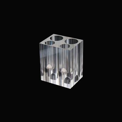 China Aluminum Pen Block Stand Display Stand Clear CNC Deep Hole Drilling Machine for sale