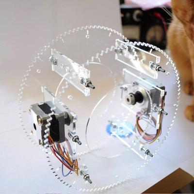 China Anti dust ; good image ; easy to clean and move stylish laser cut shape phonograph block base clear glass block unlocks jukebox base china made for sale