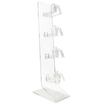 China Eco-friendly L Shape Custom Lucite Eyewear Display Stand Style Acrylic Plexiglass Single Holder for sale