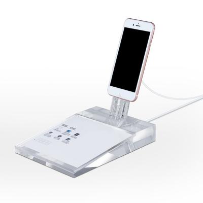 China Eco - Friendly Clear Acrylic Mobile Display Stand Lucite Mobile Phone Stand Show For Retail Store for sale