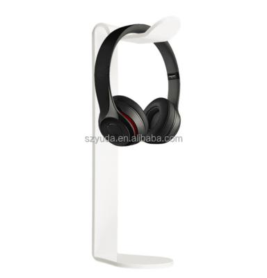 China Eco - Friendly Custom Design Beautiful Simple Acrylic Earphone Stand Or Headset Stand for sale