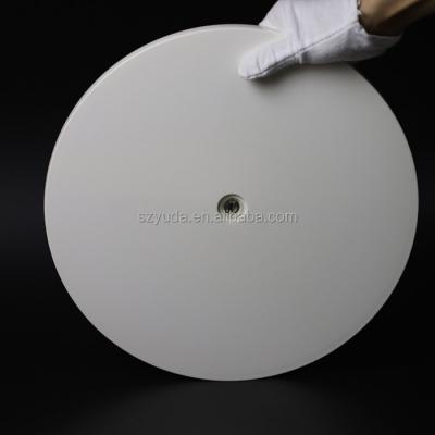 China 15 Inch Eco-friendly Round White Acrylic Plastic Susan Glass Turn Plate Lazy Turntable For Display for sale