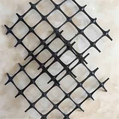 China Contemporary 2021 biaxially stretched 50kn m tensile strength plastic biaxial plastic geogrid for sale