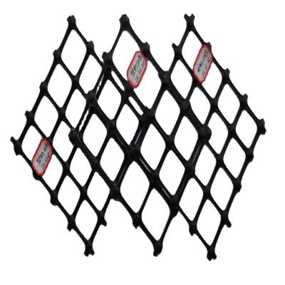 China Contemporary High Tensile Polypropylene PP Biaxial Strength Plastic Geogrid Geogrid For Construction for sale