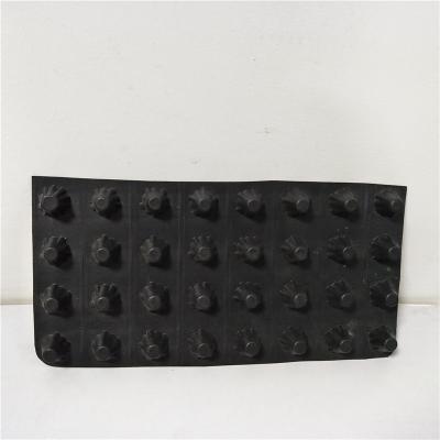 China Waterproof HDPE Plastic Drainage Board , Dimpled Plastic Drain Sheet With Best Price for sale