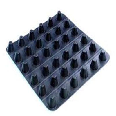 China Waterproof hot sale dimpled drain plastic sheet plastic drainage board drainage cell for sale