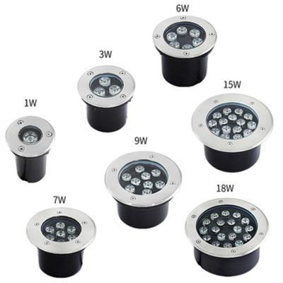 China Hotel buried high power angle ip65 waterproof adjustable ground led deck light outdoor inground flood uplight led underground light for sale