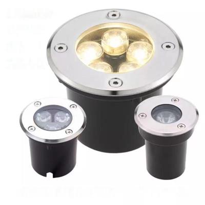 China Outdoor hotel inground uplight cob lamp rgb recessed earth lighting waterproof ip67 platform cob buried lamp led underground light for sale