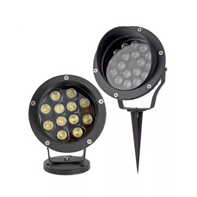 China LANDSCAPE High Power Outdoor Waterproof RGB LED Spike Light Flood Light 6W 9W 12W 15W 18W 24W 36W Garden Spot Light Flood Light for sale