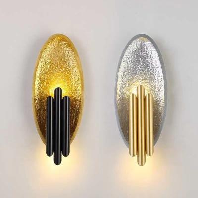 China European style indoor and outdoor popular tempered glass cob decorative wall lamp for sale