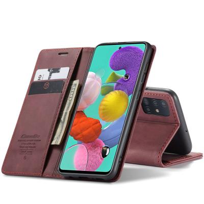 China Wallet Case For Samsung Galaxy A51 CaseMe For iPhone 12/11Pro/11Pro Max Retro Classic Business Wallet PC Shell +PU Leather Phone Case Cover For Samsung A51A71 Case for sale