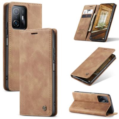 China Shockproof Magnetic Leather Flip Case For Xiaomi 9T 10T Pro Lite Wallet Card Holder Stand Book Cover For Redmi Note 11 8 9 pro for sale