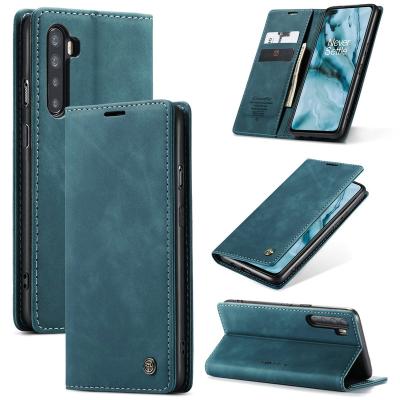 China Wallet Case For Samsung A51 CaseMe Magnetic Case For OnePlus Nord High Quality Leather Phone Case For OnePlus 7 7T 8 pro Flip Case for sale