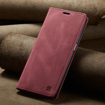 China Retro PU Flip Leather Wallet For Samsung S22 Ultra Cell Phone Case For OPPO Reno 6 Pro Custom Model Original Factory Wholesale RFID for sale