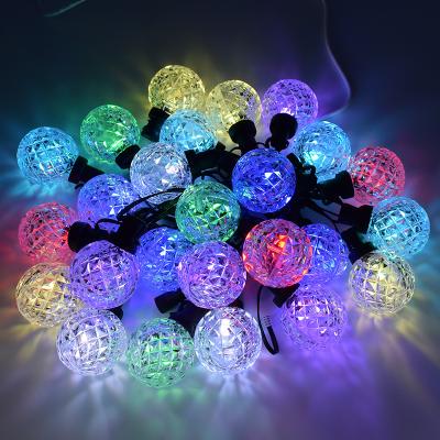 China Works With Alexa Google Home G40 S14 G-24 LED String Lights Blue Tooth App Christmas Lights Holiday Party Decoration String Led G40 Weather Waterproof IP66 for sale