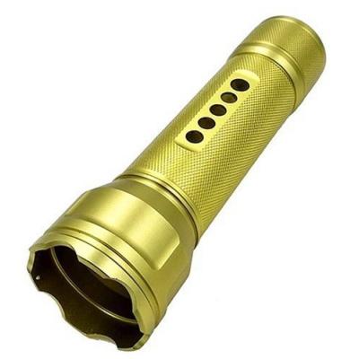 China Factory Custom Anodized Aluminum Alloy Led Flashlight Host Housing Lighting Lamp Torch Body Tube Body Accessories for sale