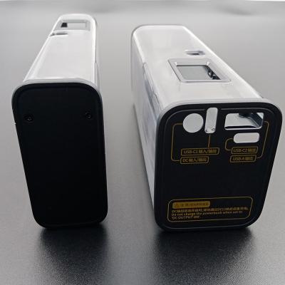 China China Factory Custom Aluminum CNC Machining Dual USB Portable Power Bank 18650 Mobile Battery Case for sale