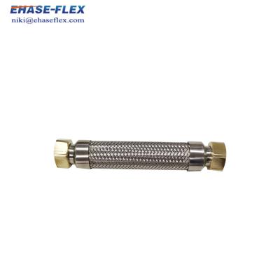 China Flexible Hose Connector Used In Small Size Pump Stainless Steel Bellow Threaded Flexible Tube Joint for sale