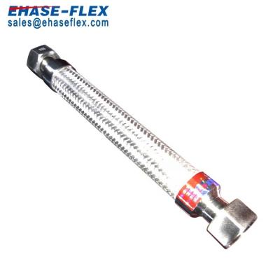 China For Small Hose System Stainless Steel Flexible Metal Hose With Both Floating Female Ends for sale