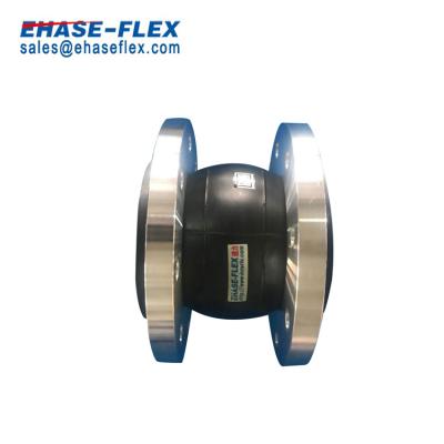 China Seawater Freshwater Weak Liquid Acid Single Ball Rubber Expansion Joint Neoprene For Pipe Connection for sale