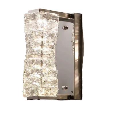 China Factory Direct Sale Modern Customized Decorative Elegant Bedroom Wall Sconce Interior Luxury Crystal Wall Light for sale