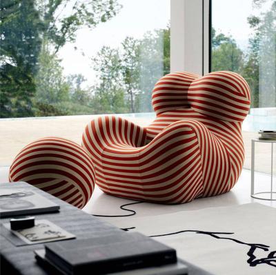 China Modern High Density Sponge Living Room High Density Sponge Sofa Chairs Fabric Lounge Chair Lazy Lounge Chairs for sale