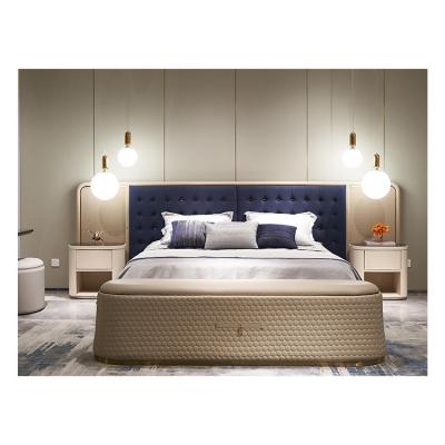 China Wholesale Customized Headboard Customized Italian Luxury Good Quality Furniture King Luxury Hotel Beds for sale