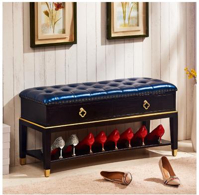 China New Chinese Style Shoe Change Storage Bench Sofa Stool Modern Simple Shoe Racks For Sale Luxury Shoe Rack for sale