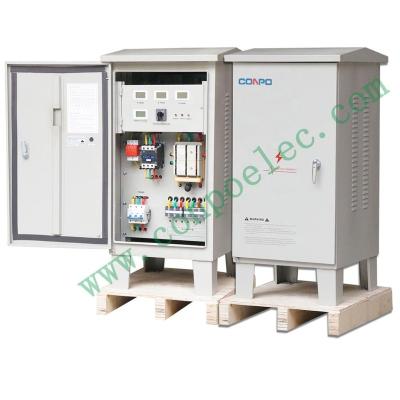 China Outdoor Waterproof Grade IP65, AC Voltage Regulator SVC/TNS 6KVA/10/15/20/30/40/45/50/60KVA~100KVA Servo Automatic Stabilizer AVR AVR for sale