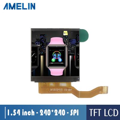 China 1.54 Inch LCD Small New IPS TFT 240*240 Screen 100% Resolution SPI Interface For Smartwatch 1.54 Inch for sale