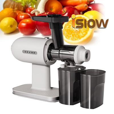 China 2022 Hot Selling Commercial Amazon Horizontal Cold Press Masticating Slow Juicer Extractor Machine for sale