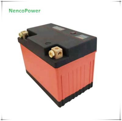 China Consumer electronics 12V 4ah lifepo4 start battery pack for 50~250cc motorcycle for sale