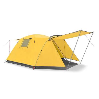 China Diagonal Bracing Type 4 Person Large Family Camping Tent for sale