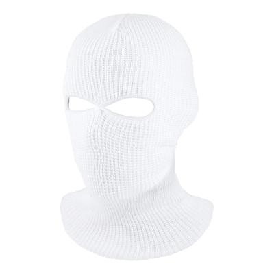 China Wholesale 2 Holes Winter Corduroy Color Ski Neck Gaiter Warm Face Mask Knitted Hat For Boys for sale