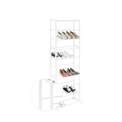 China Hot Selling Adjustable DIY Dustproof Easy Assembled (Size) Shoe Display Rack for sale