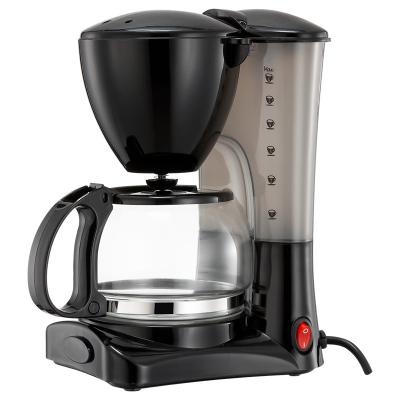 China Desung Eco-friendly Automatic Cafeteira 6 Cups 0.6L Pot Glass Machine Mini Drip Coffee Maker Coffee Maker for sale