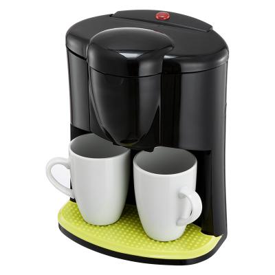 China 2cups 300ml Drip Coffee Maker Machine Easy to Use Coffee Cup Making Machine Coffee Machine Automatic for sale